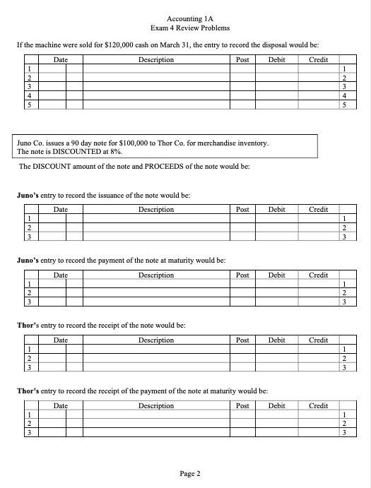 Calculate depreciation under all three methods using the following information: Asset Cost: