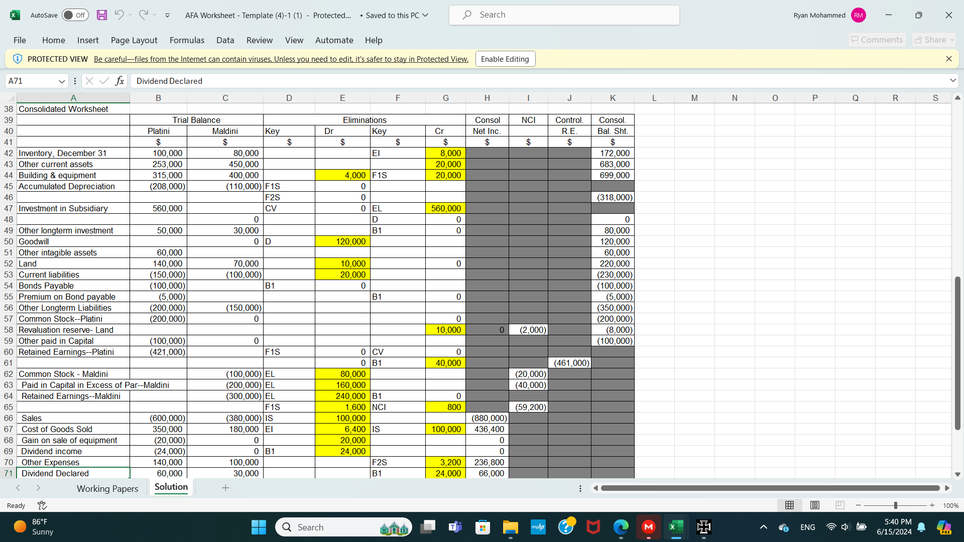 A + C S C O M * H Q ha h