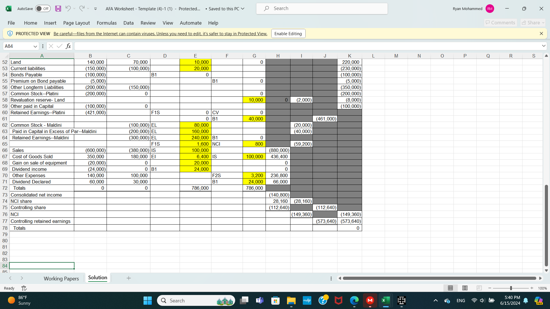 Q h Q B Q D AH+ CA x + X C