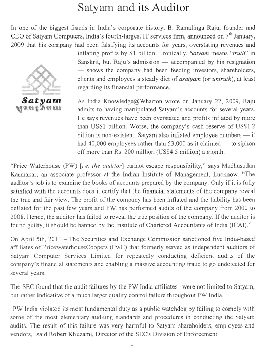 failed to conduct even the most fundamental audit procedures. Audit firms worldwide