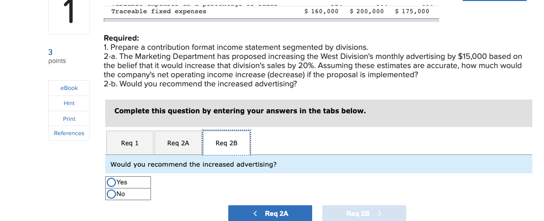 most recent monthly contribution format income statement Sales $ 1,000,000 Variable expenses