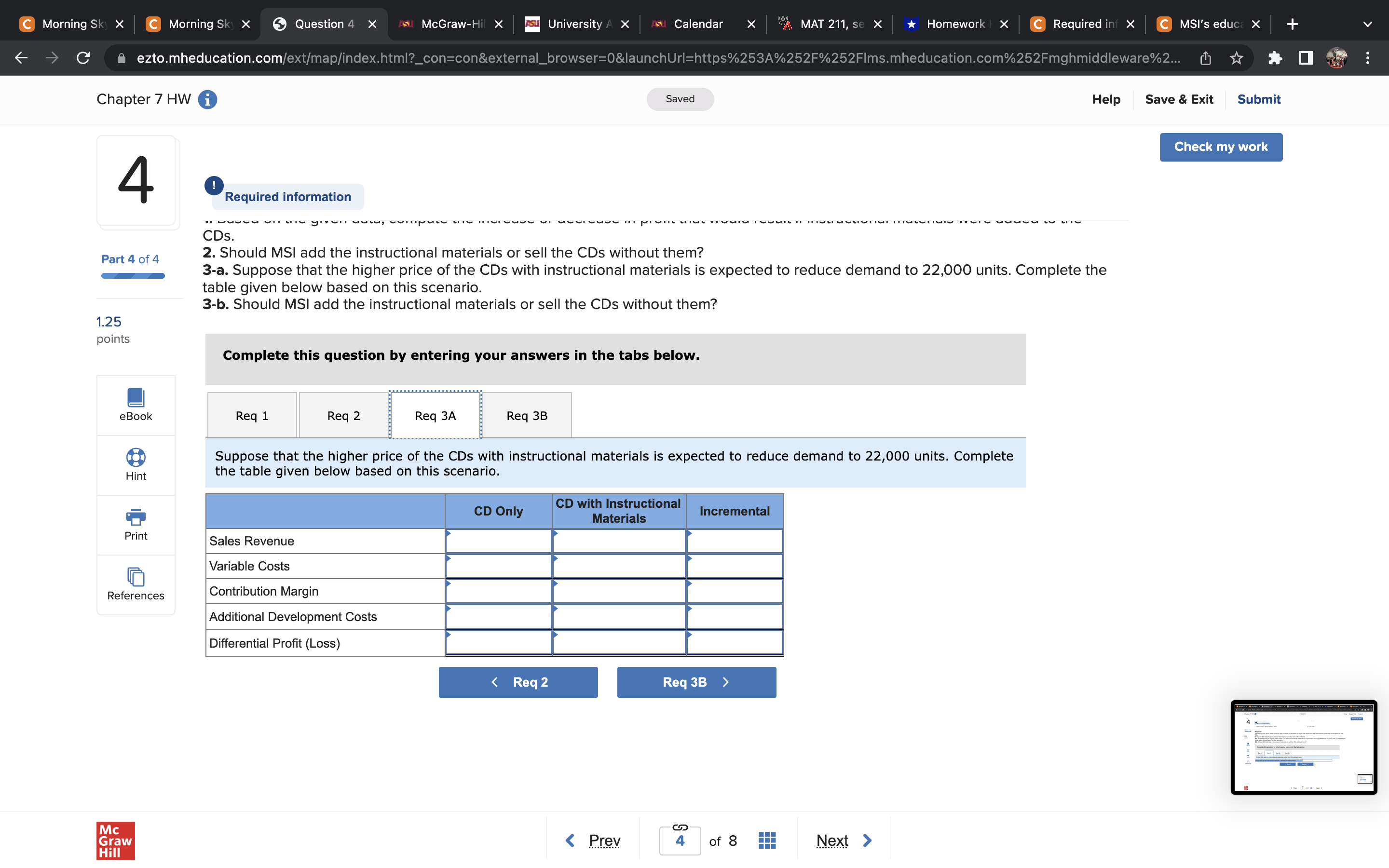 51': I I] '3" E Chapter 7 HW 0 Saved Help Save&