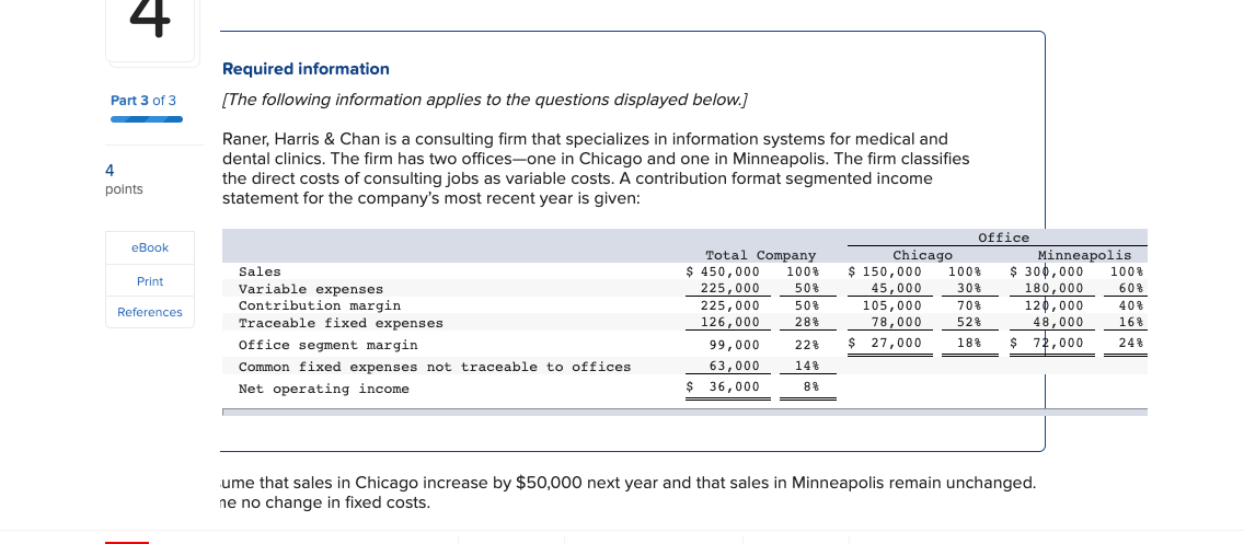 200,000 $ 175,000 Required: 'I. Prepare a contribution format income statement segmented