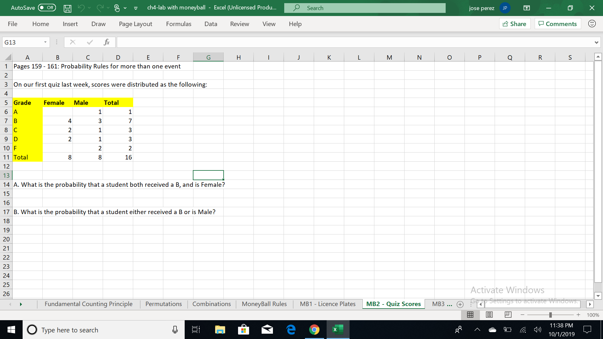 Principle 2 3 A restaurant has a menu with 4 appetizers, 7