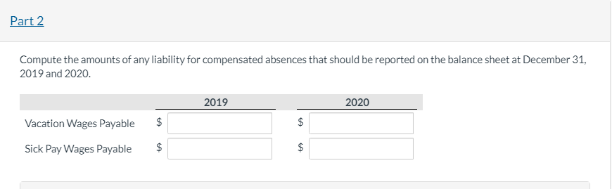 during 2019 end 2020. ('f no entry is required, select ANO Entry