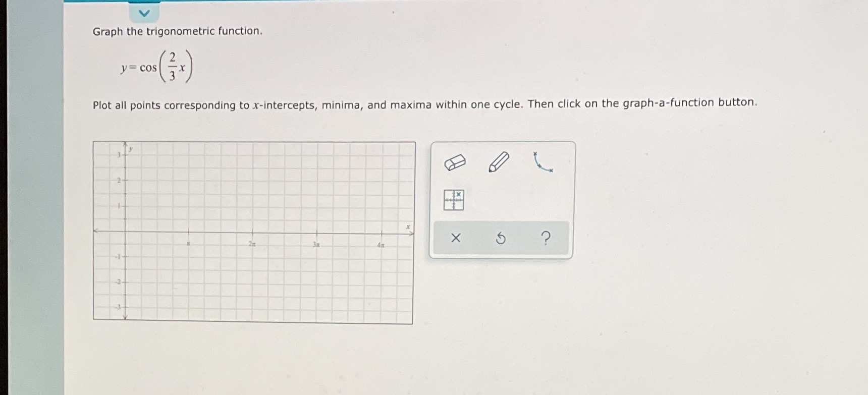 Please help me with this problem, please plot five points Graph the