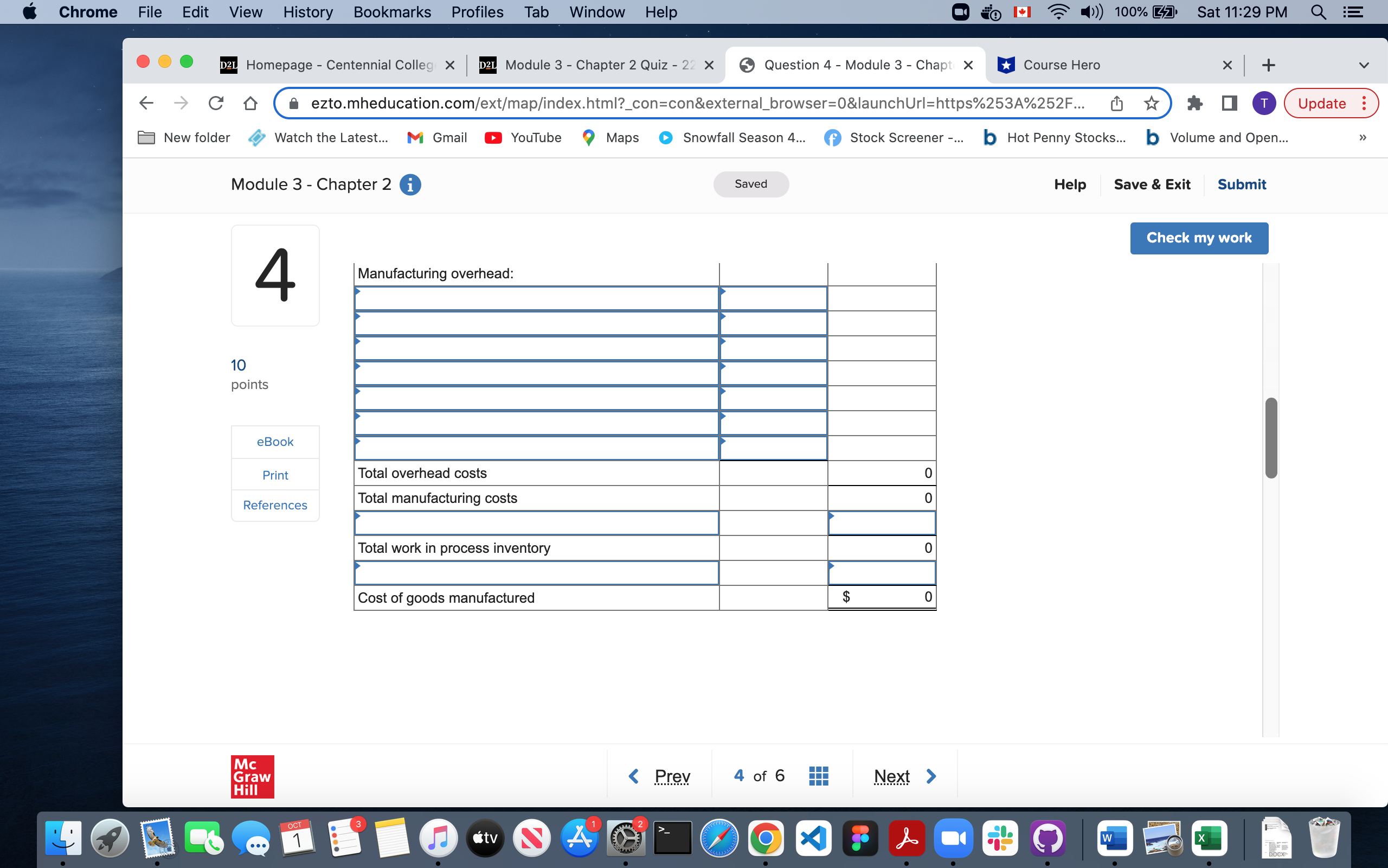 - Centennial College X D2L Module 3 - Chapter 2 Quiz -