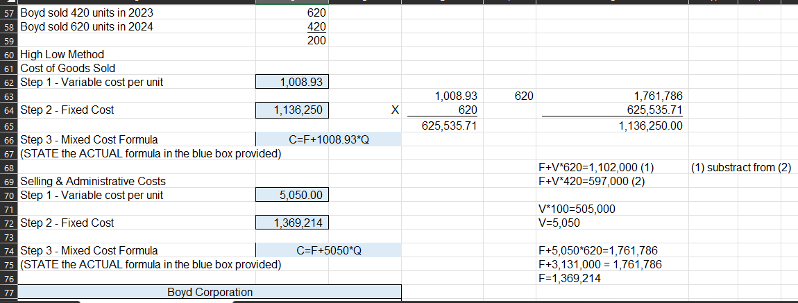 the high low method and the contribution margin approach to prepare a