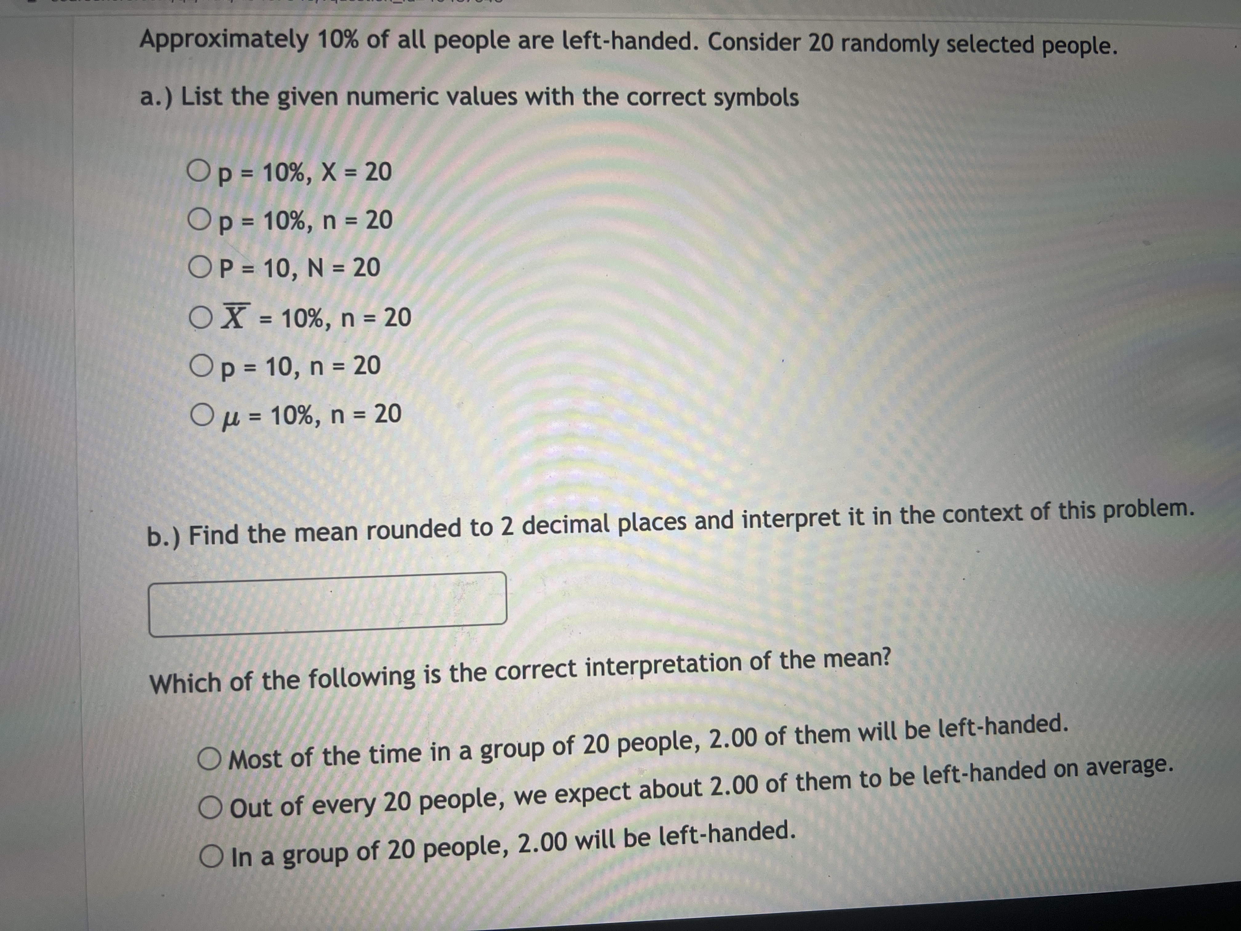 lifespan, with a mean of 8.6 years, and standard deviation of 1.3
