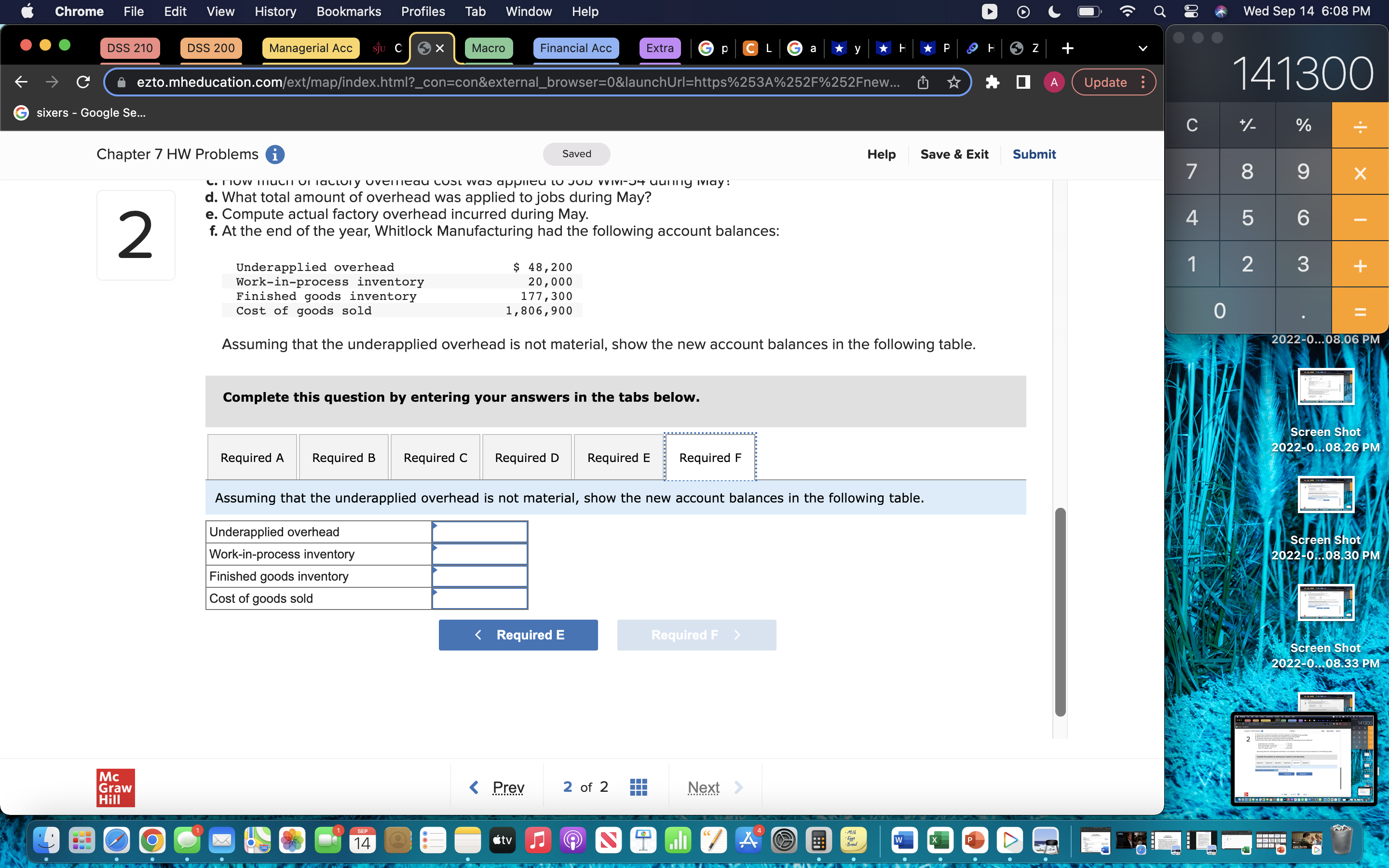 5 6 overhead rate based on direct materials costs to apply overhead