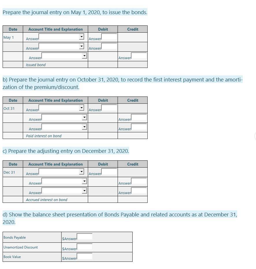 on investment in Best Company Oct 31 Answer Answerl Answer Answer To