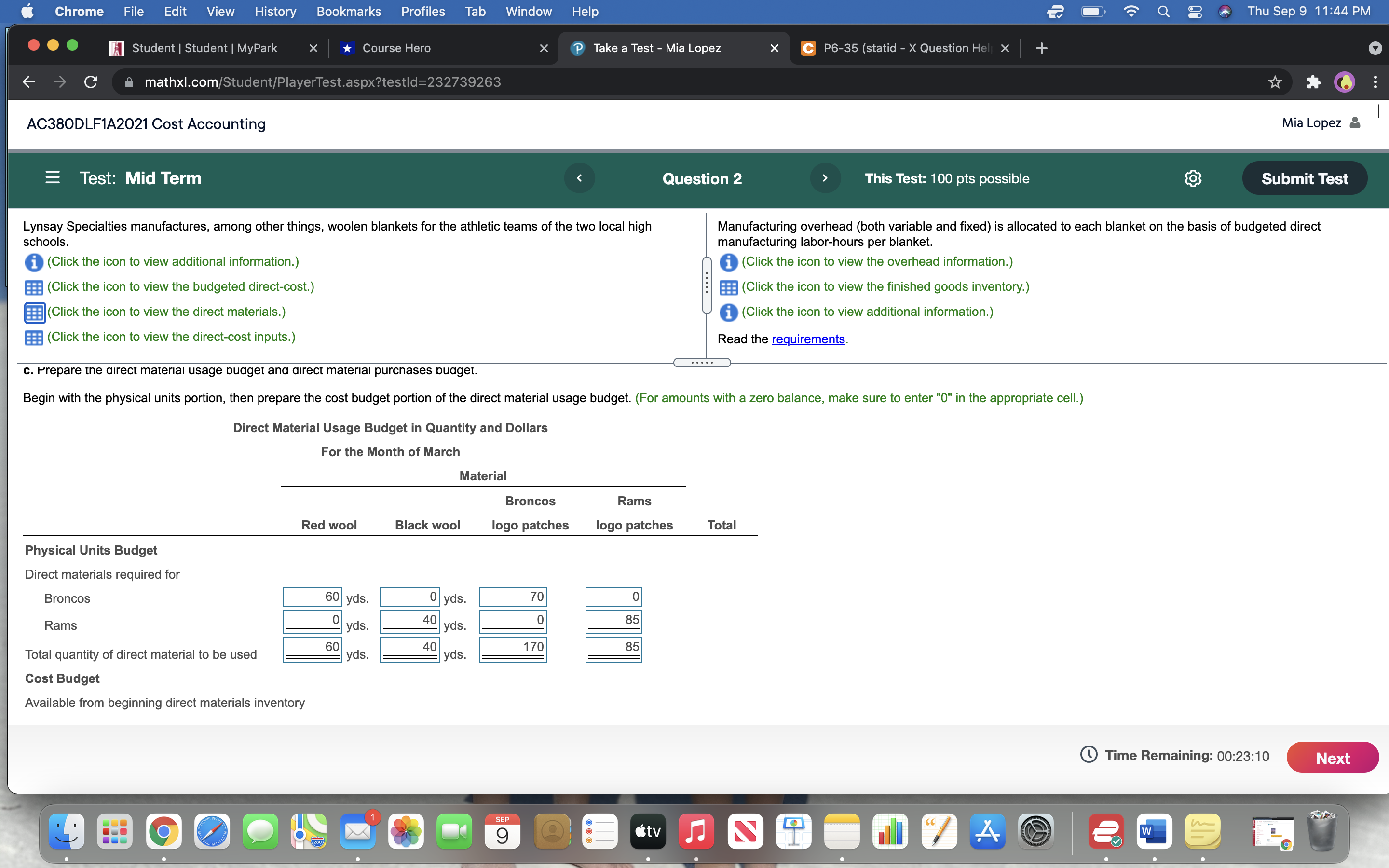  d Chrome File Edit View History Bookmarks Proles Tab Window Help