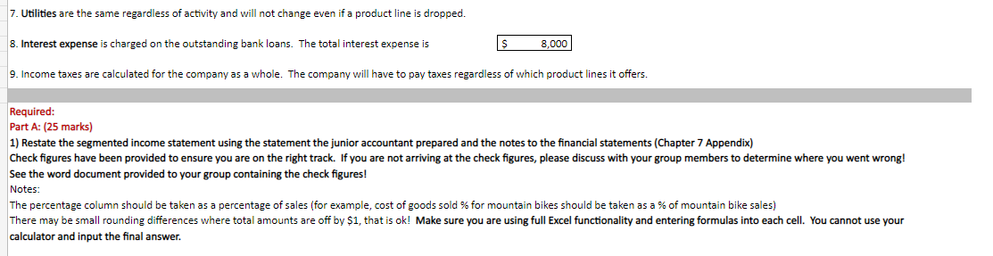 be divided into four departments (segments): 1. Cross-country ski packages (skis, boots,