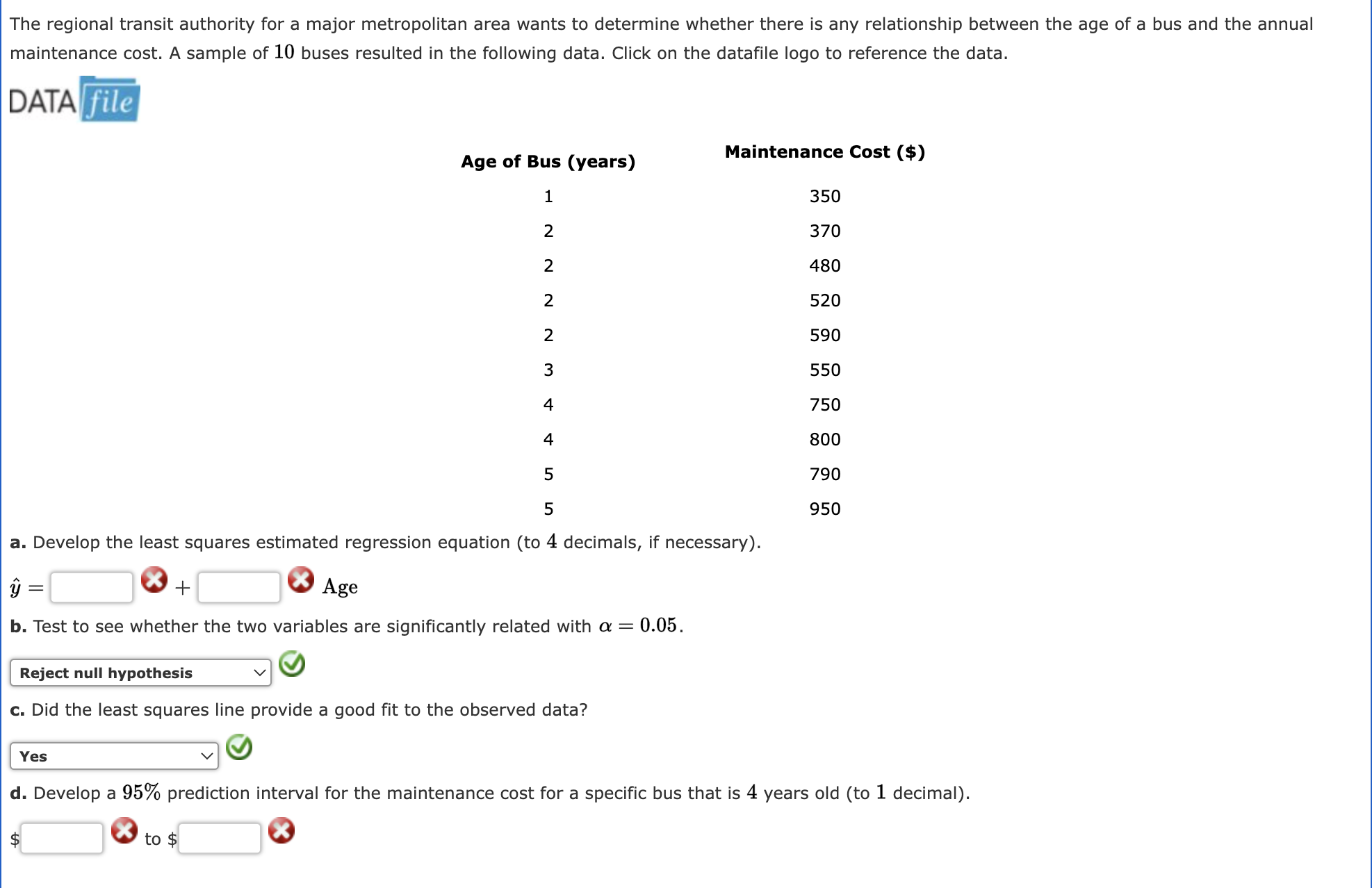 to develop an estimated regression equation relating volume and cost, an accountant