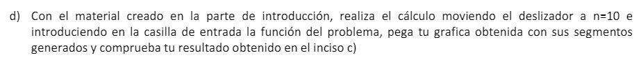 d) Con el material creado en la parte de introduccin, realiza el