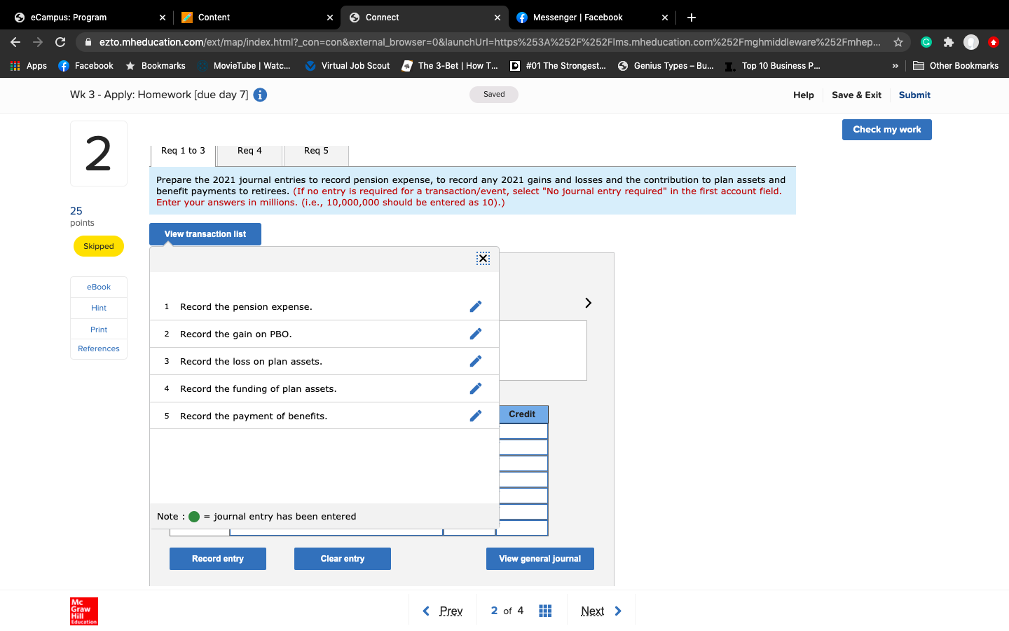 f Messenger | Facebook C ezto.mheducation.com/ext/map/index.html?_con=con&external_browser=0&launchUrl=https%253A%252F%252FIms.mheducation.com%252Fmghmiddleware%252Fmhep... G ili Apps f Facebook Bookmarks
