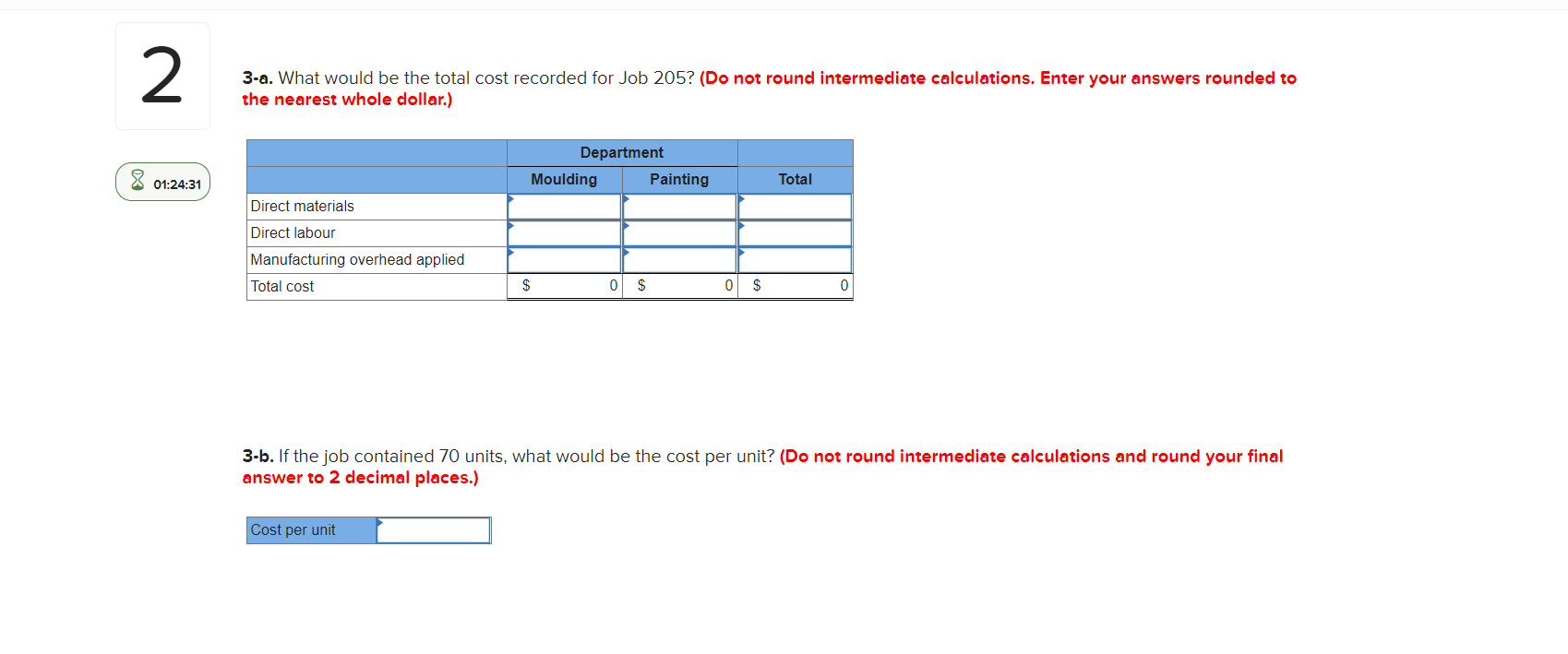Home Depot. The company uses ajobe order costing system in which predetermined