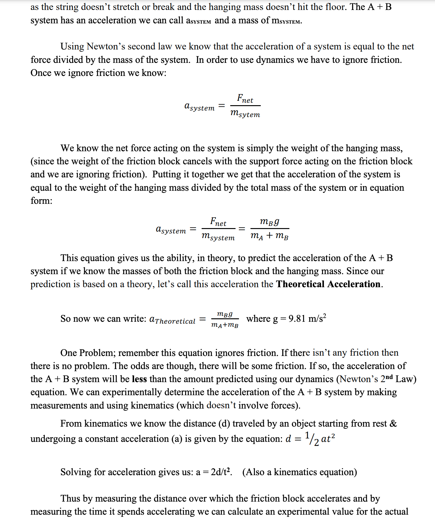 simplied schematic of the experimental setup to help with the discussion. A