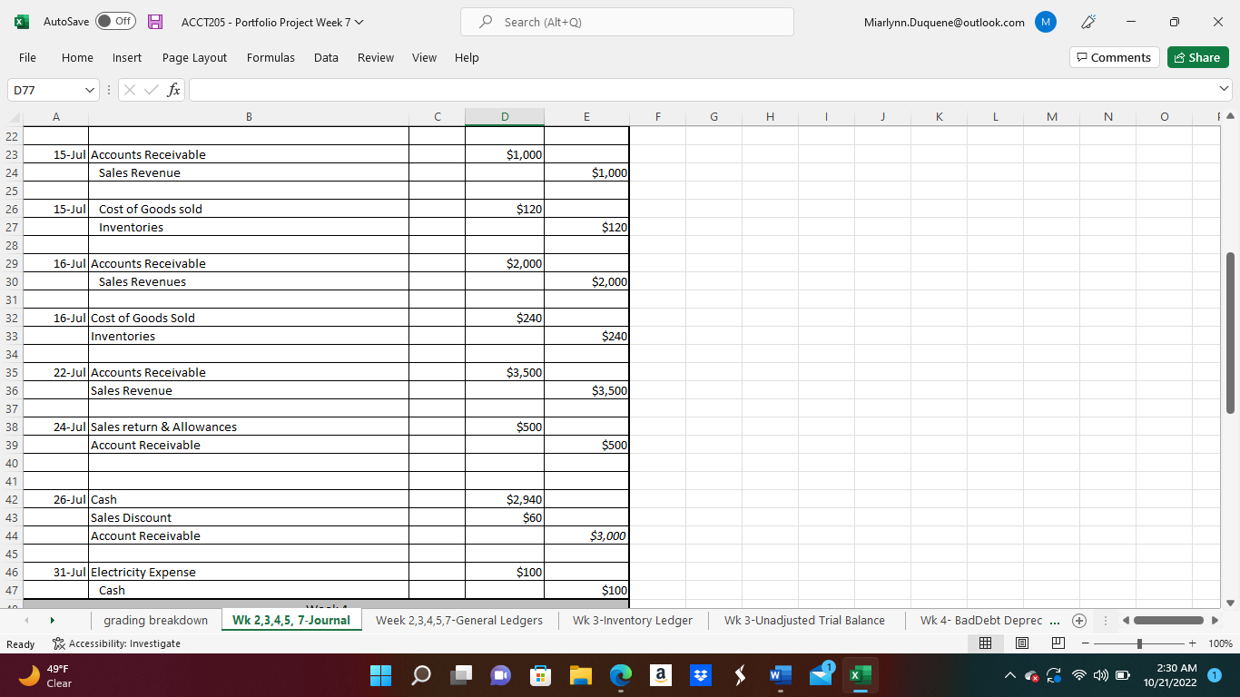 company's requests. Directions You. will first have to figme out what accounts