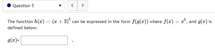 g(g(6)) =. Question 3 Use the graphs to evaluate the expressions below.