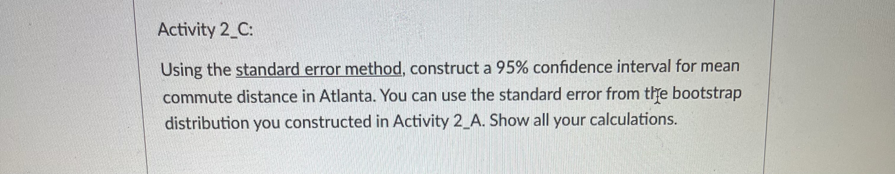 Georgia. DD Question 8 14 pts Activity 2_A: Using the percentile method,