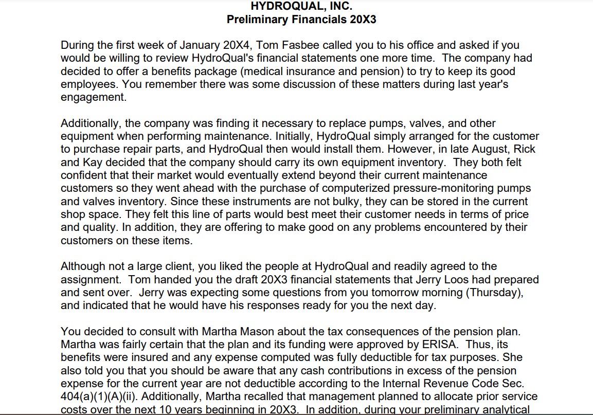 We need to Evaluate pension accounting (defined benefit plans) and add and