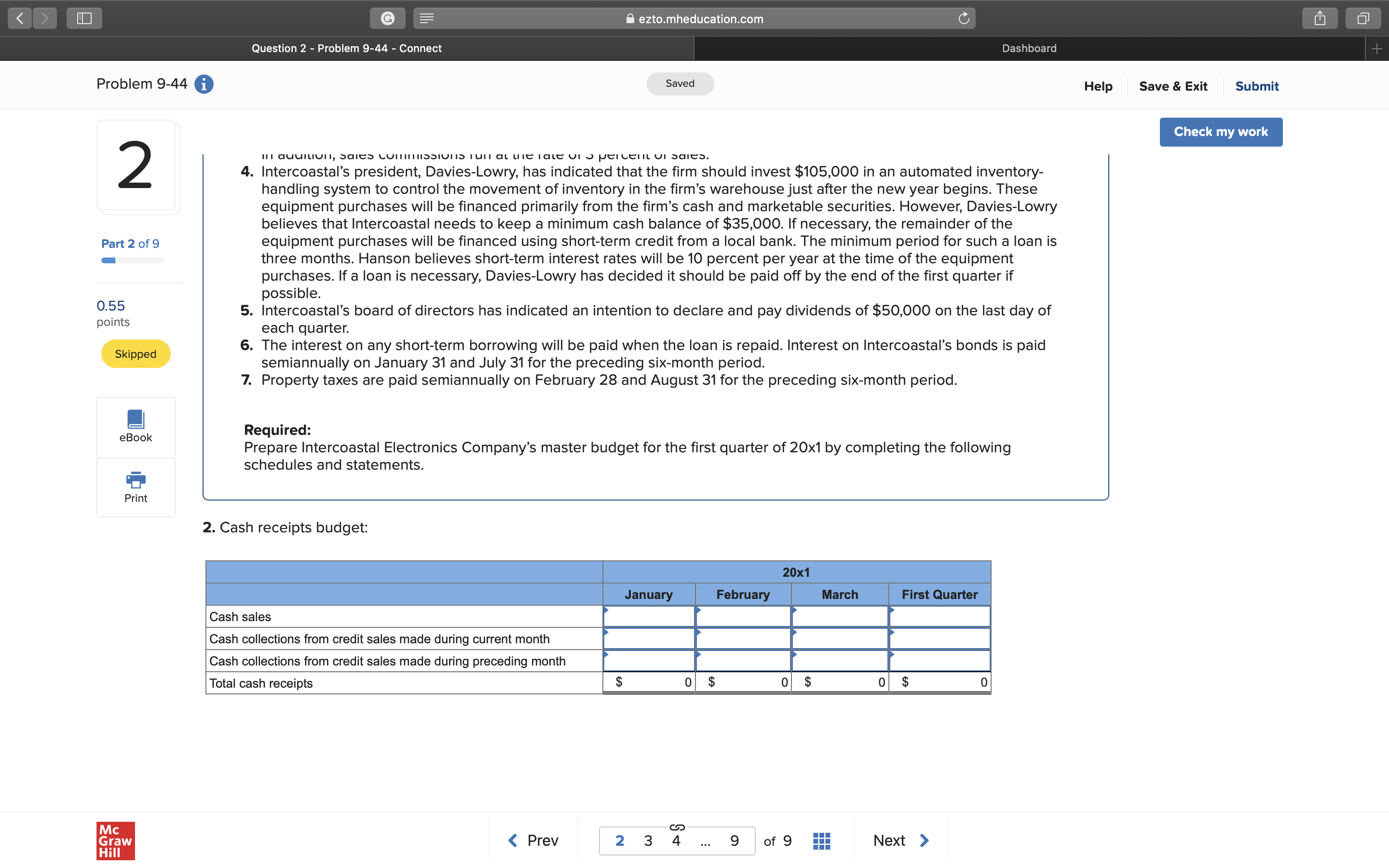 \"We really need to get this new materialhandling equipment in operation just