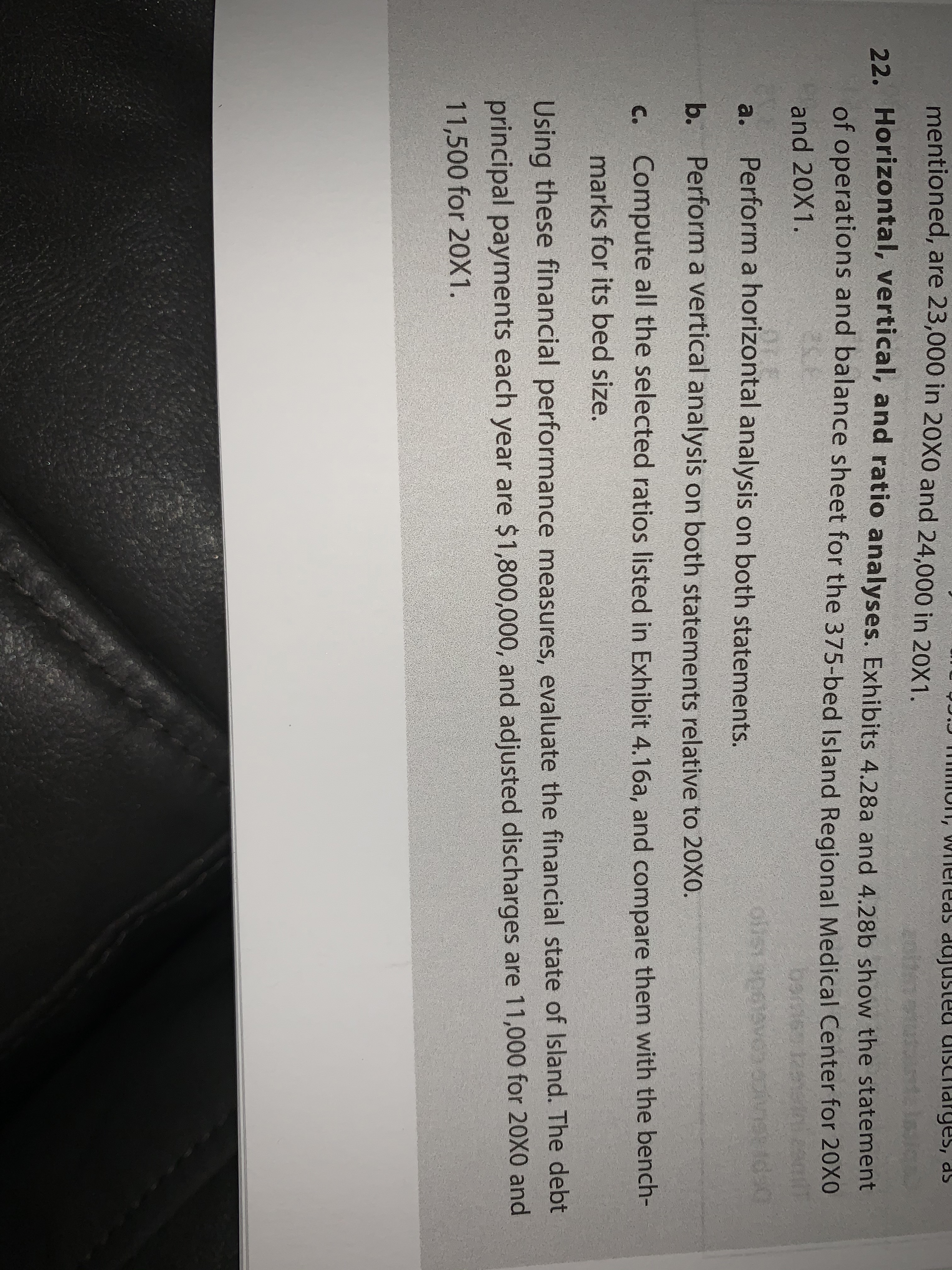 I need help with question 22. I have provided a screen shot