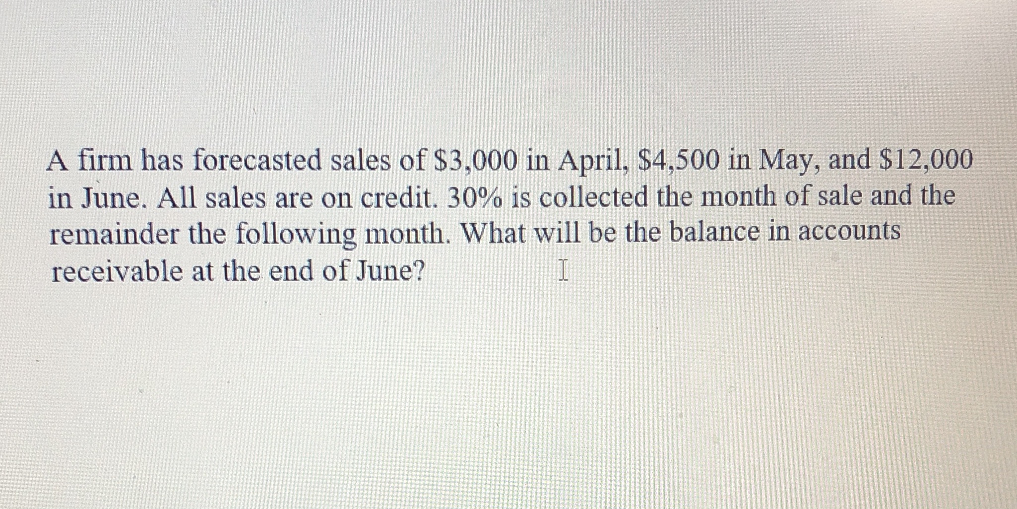 Can you pls explain with break down formulas. Thanks A firm has