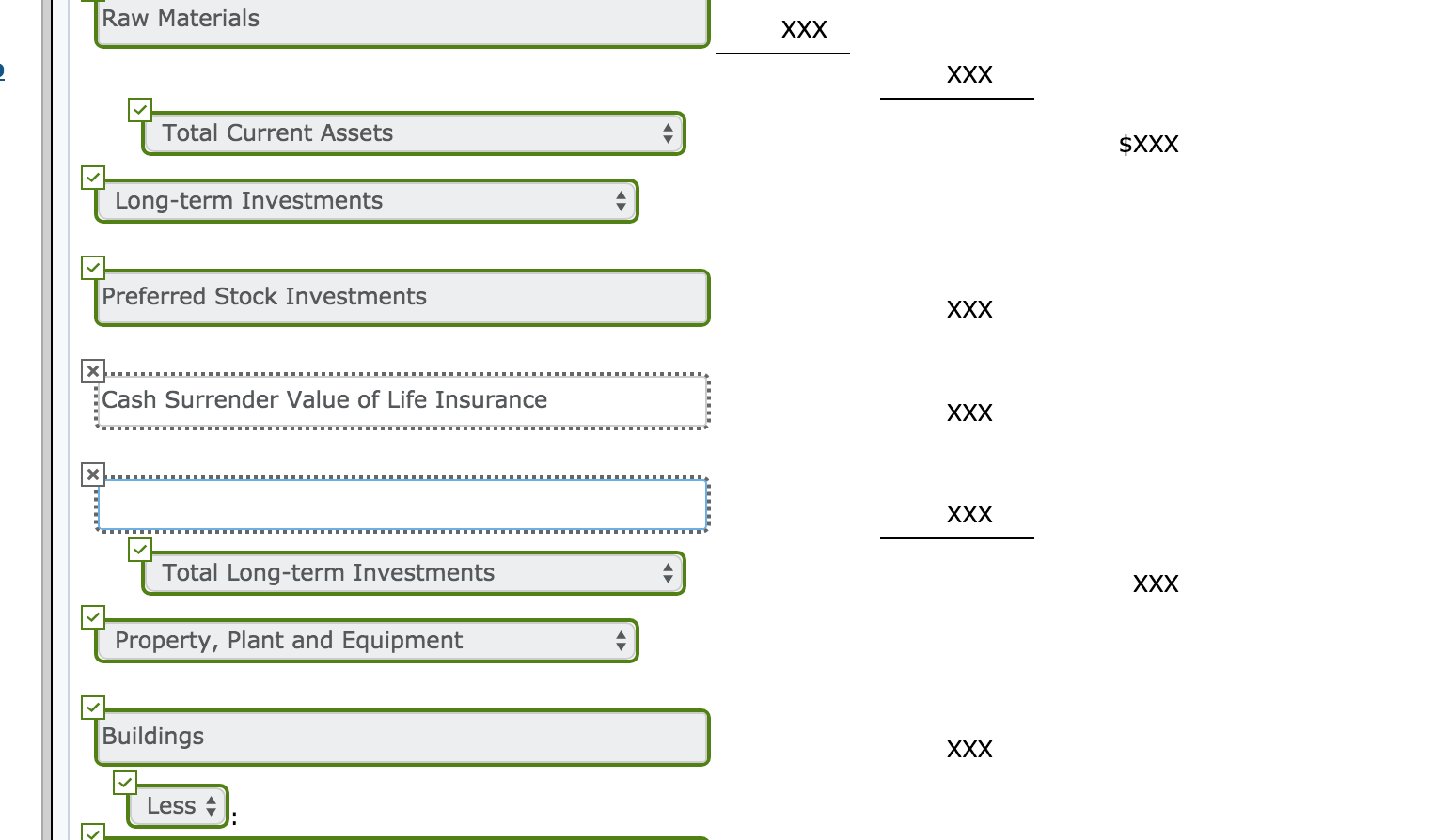 Raw Materials ~/ 3' I k Total Current Assets A\" VJ