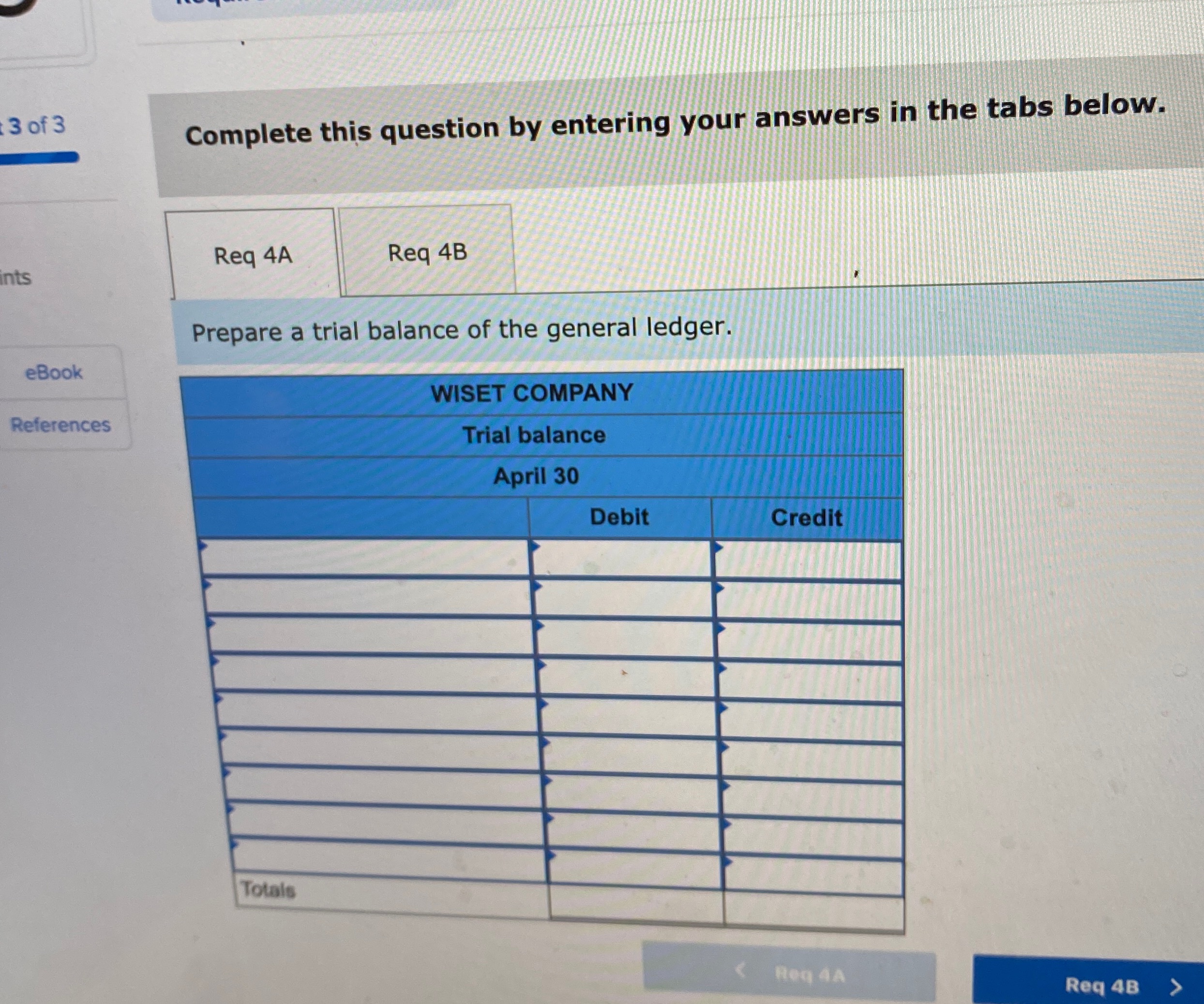 Accounting practice problem 5 Please complete trial balance and schedule of accounts