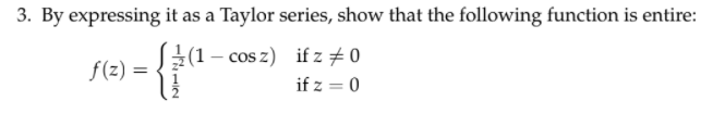 Please help me with this problem: 3. By expressing it as a
