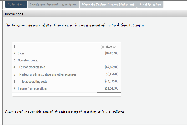 Please read the picture 1, 2 (Instructions) and 3 (Labels and Amount