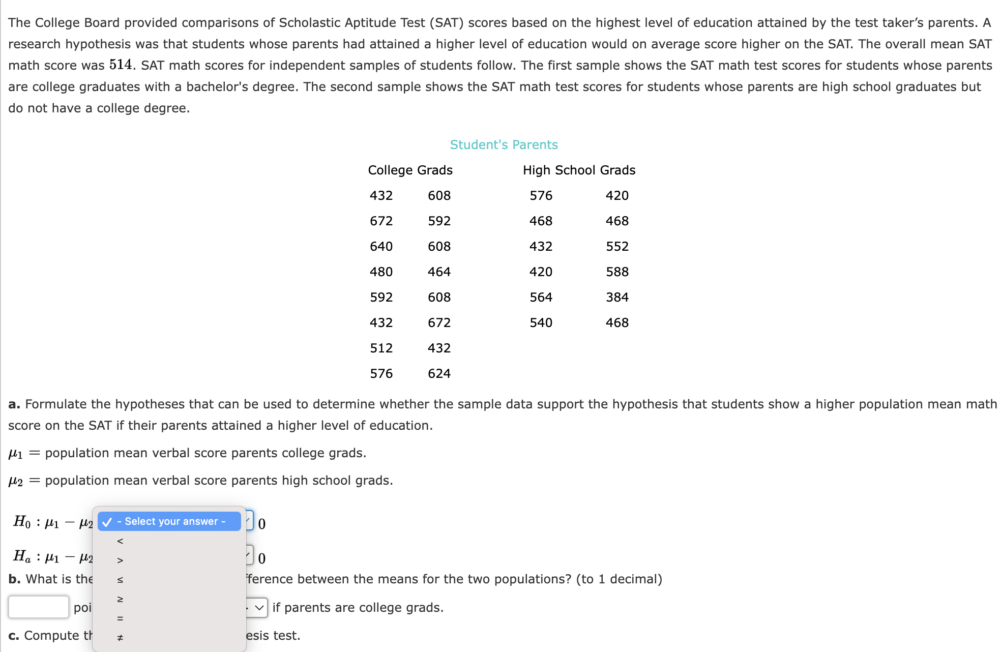 error (to 1 decimal)? d. What is the 95% confidence interval for