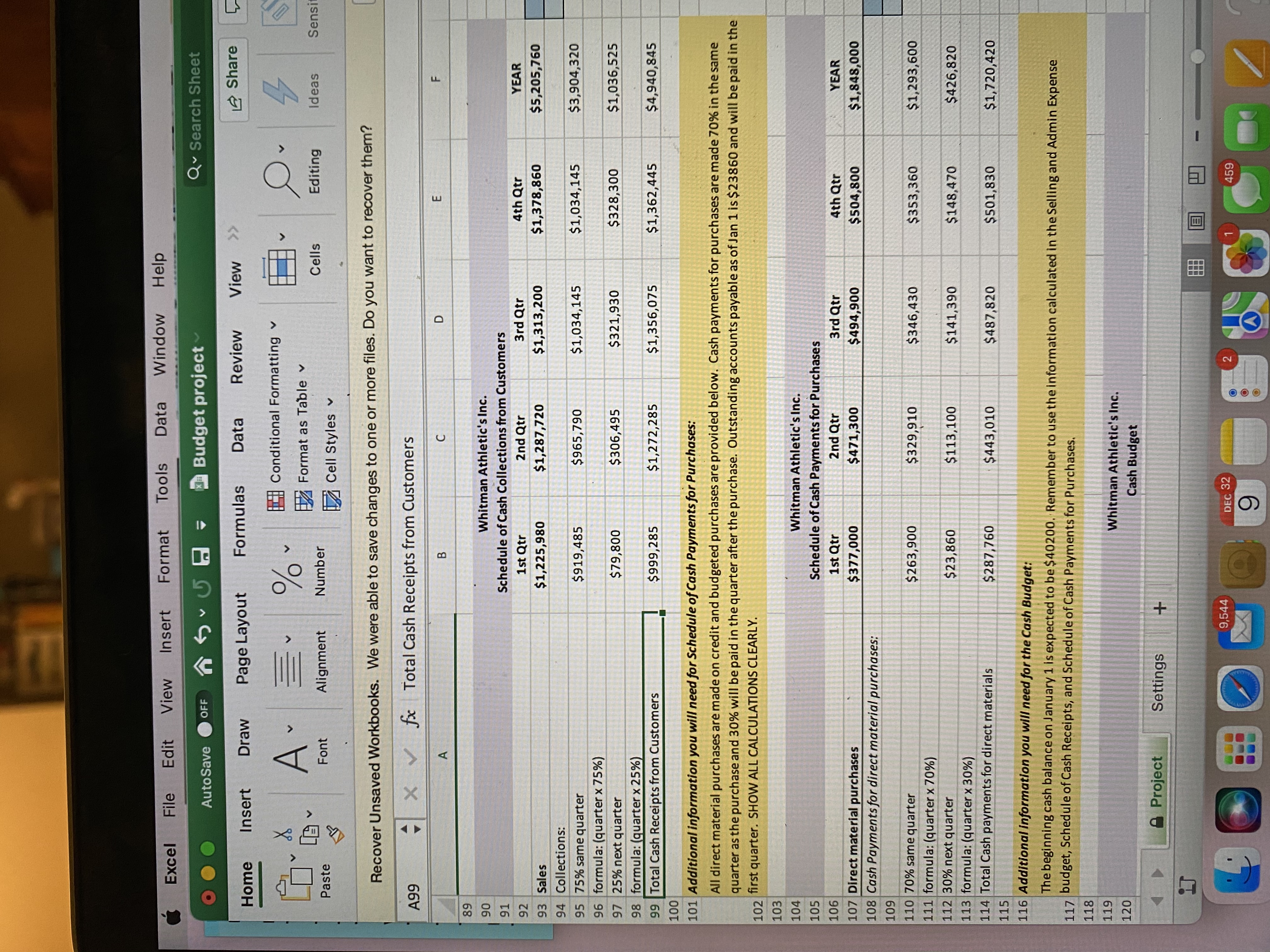 Workbooks. We were able to save changes to one or more files.