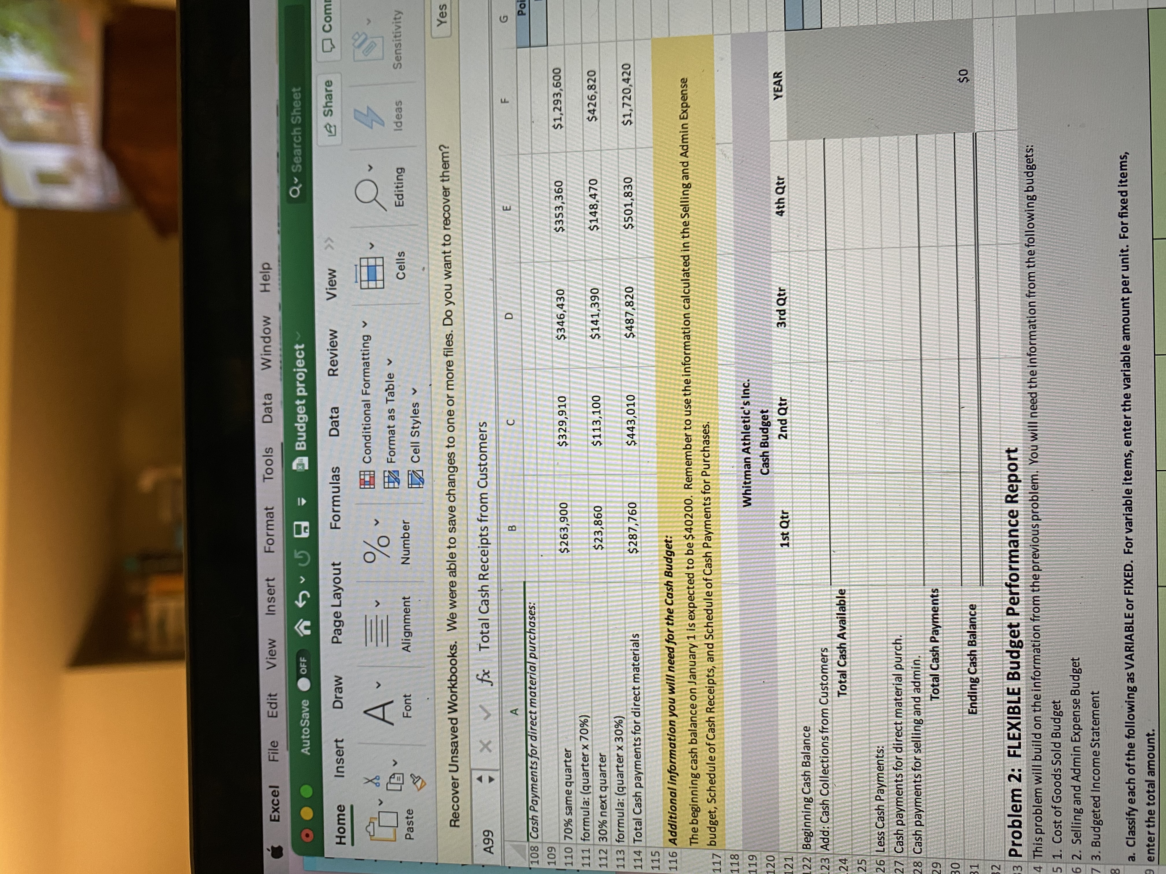 Do you want to recover them? 24 + X V fx C