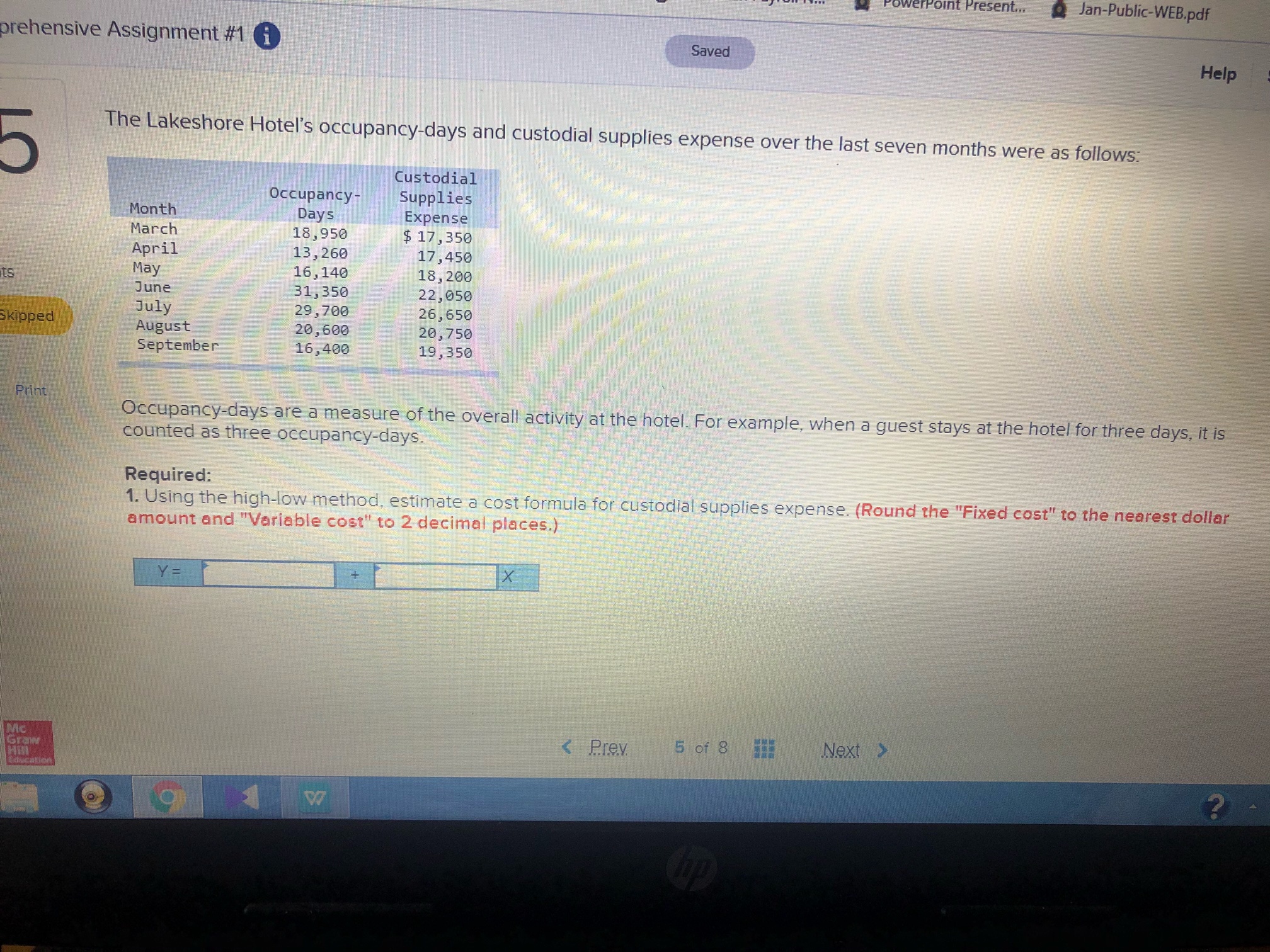 ............. Present... & Jan-Public-WEB.pdf prehensive Assignment #1 (i Saved Help 5 The