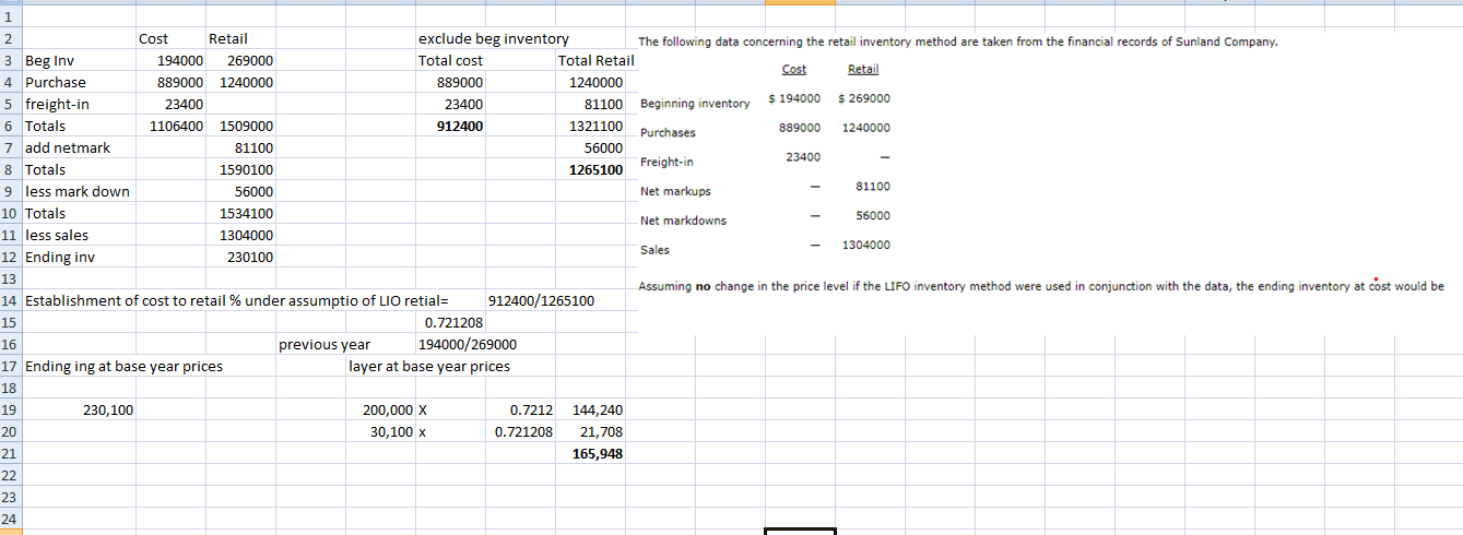 Hi I have a question regarding this retail inventory method: I did