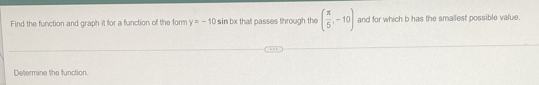 Find the function and graph it for a function of the