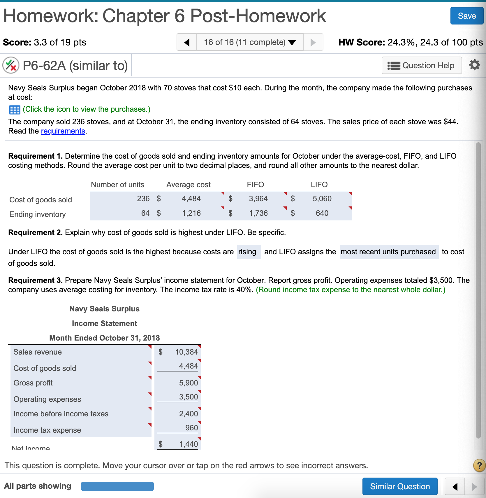  is the example for the question and the second screenshot is