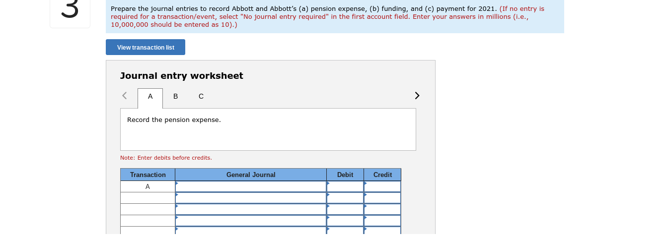 information: Projected Benefit Obligation ($ in millions) Balance, January 1 $100 Service