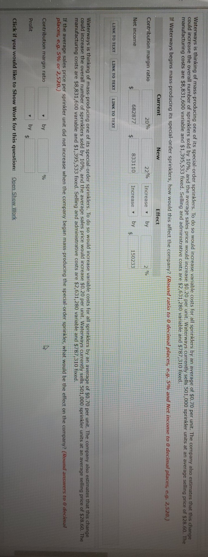 can you please help me set this problem up? thanks Waterways is