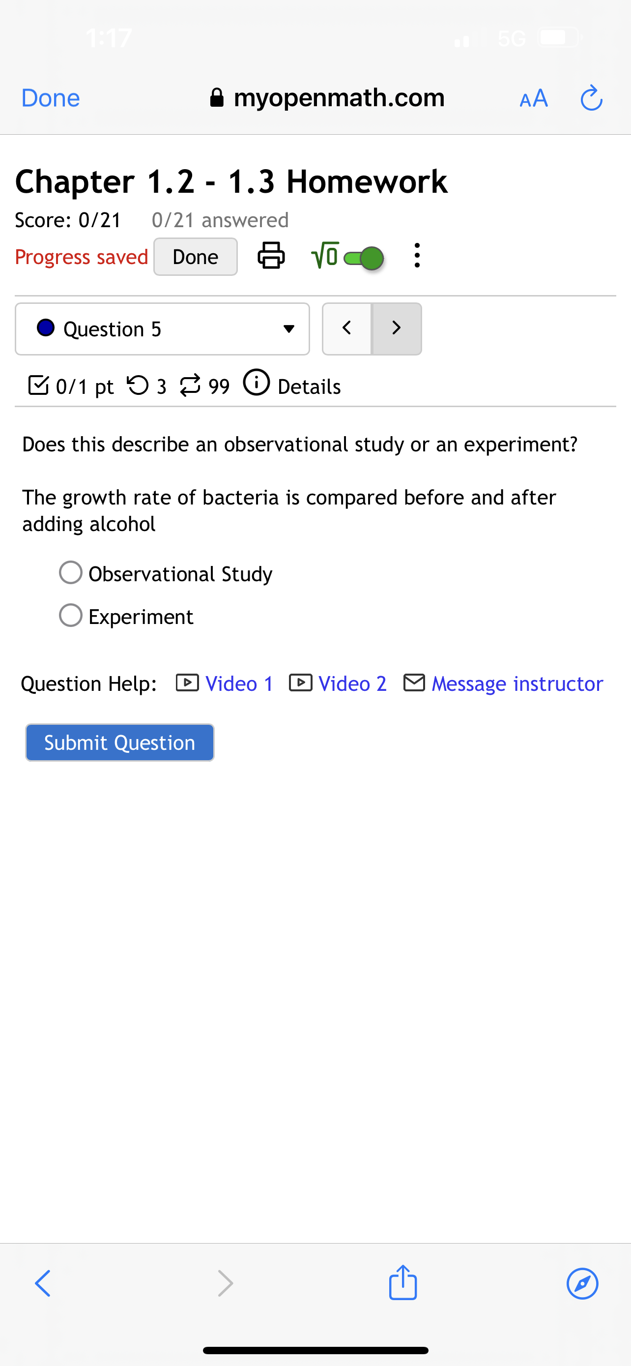 determine average household size and asks all students at the local college