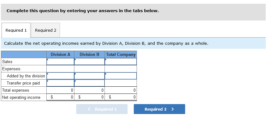 [L0113] Division A manufactures electronic circuit boards. The boards can be sold