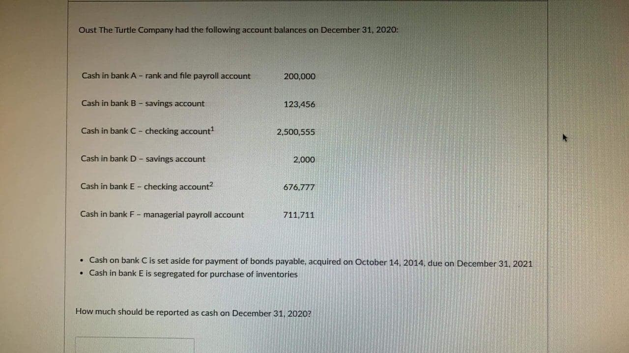 cash fund on December 1, 2020 with an imprest balance of P30,000.