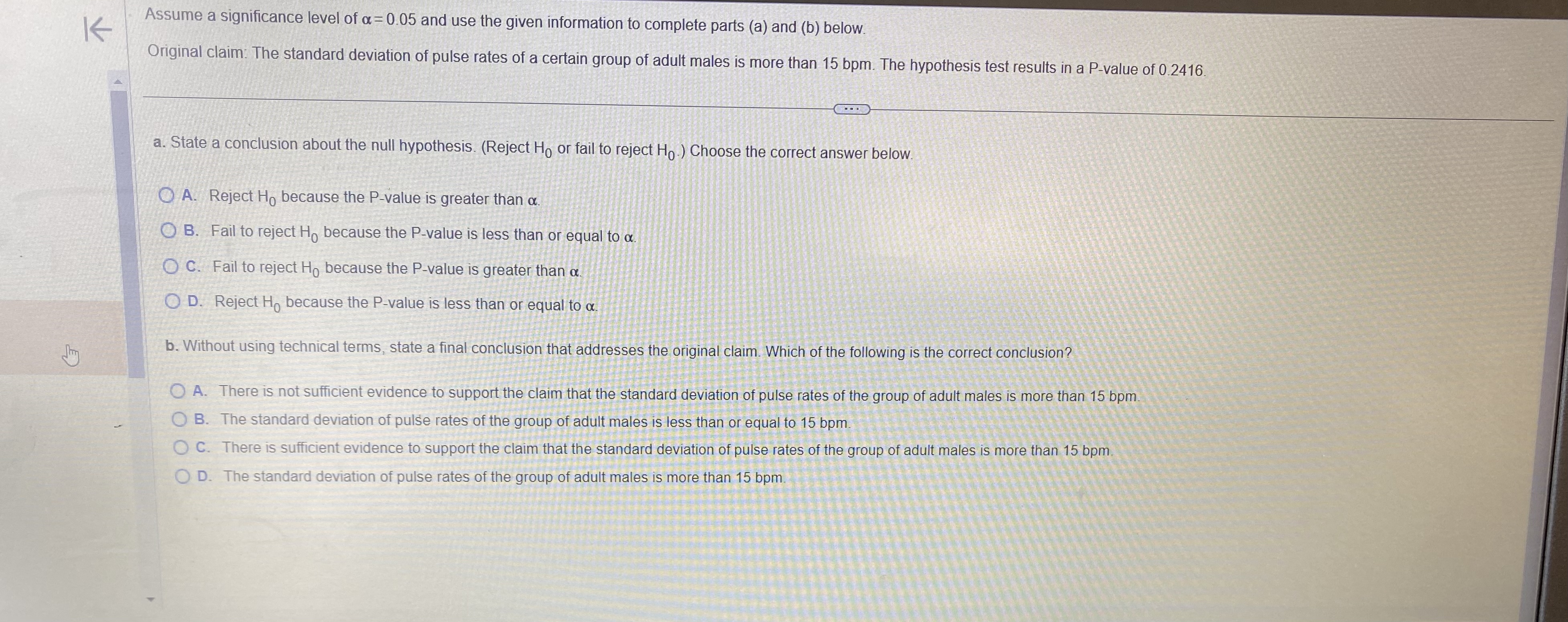 flow chart interactive to answer the following question. Given the claim that