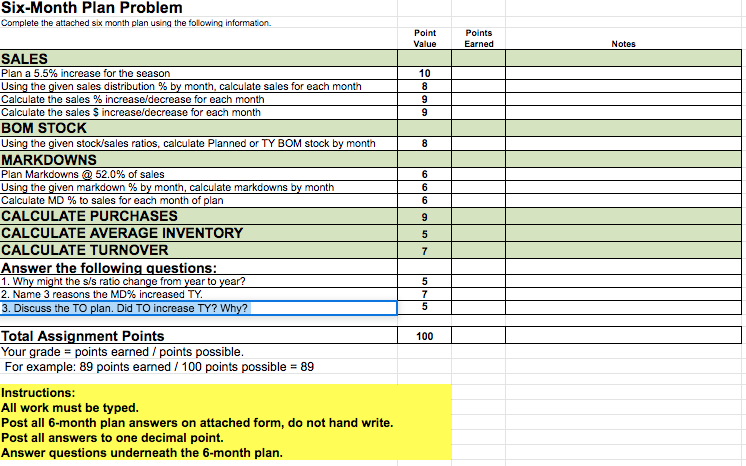 Turnover4. Why might the s/s ratio change from year to year?5. Name