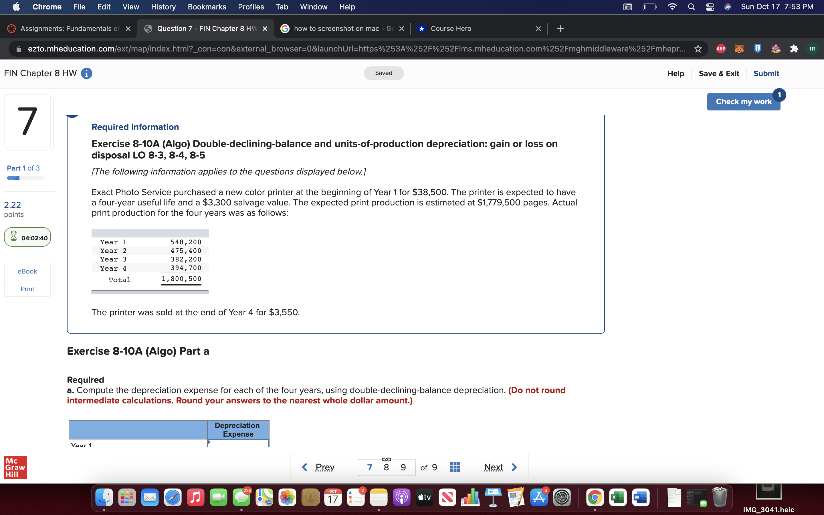 6 Chrome File Edit View History Bookmarks Proles Tab Window Help