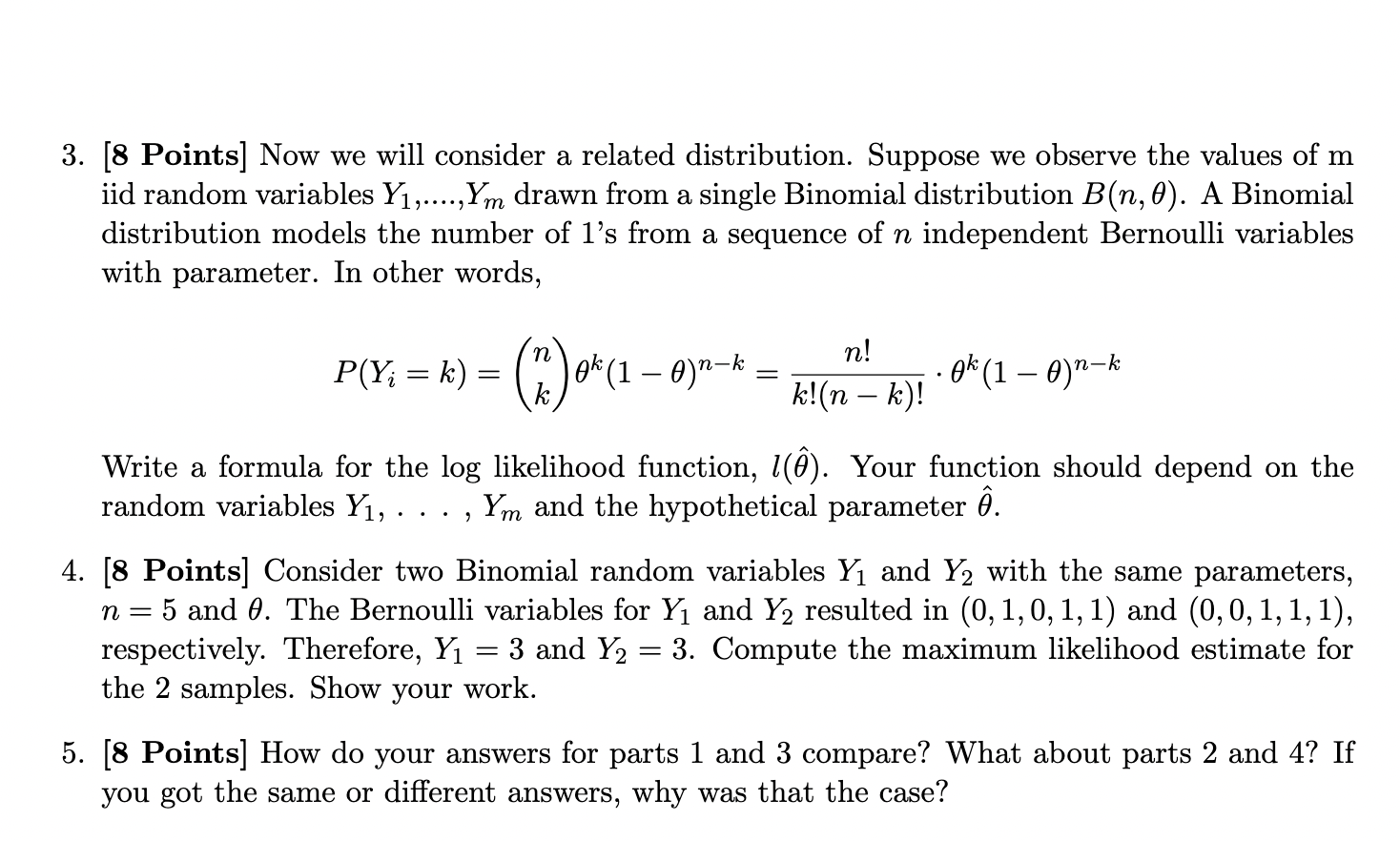a probability distribution based on observed samples. Suppose we observe the values