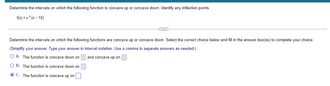 or concave down. Identify any inflection points. rmzzx\" 3x3 + 5 Determine